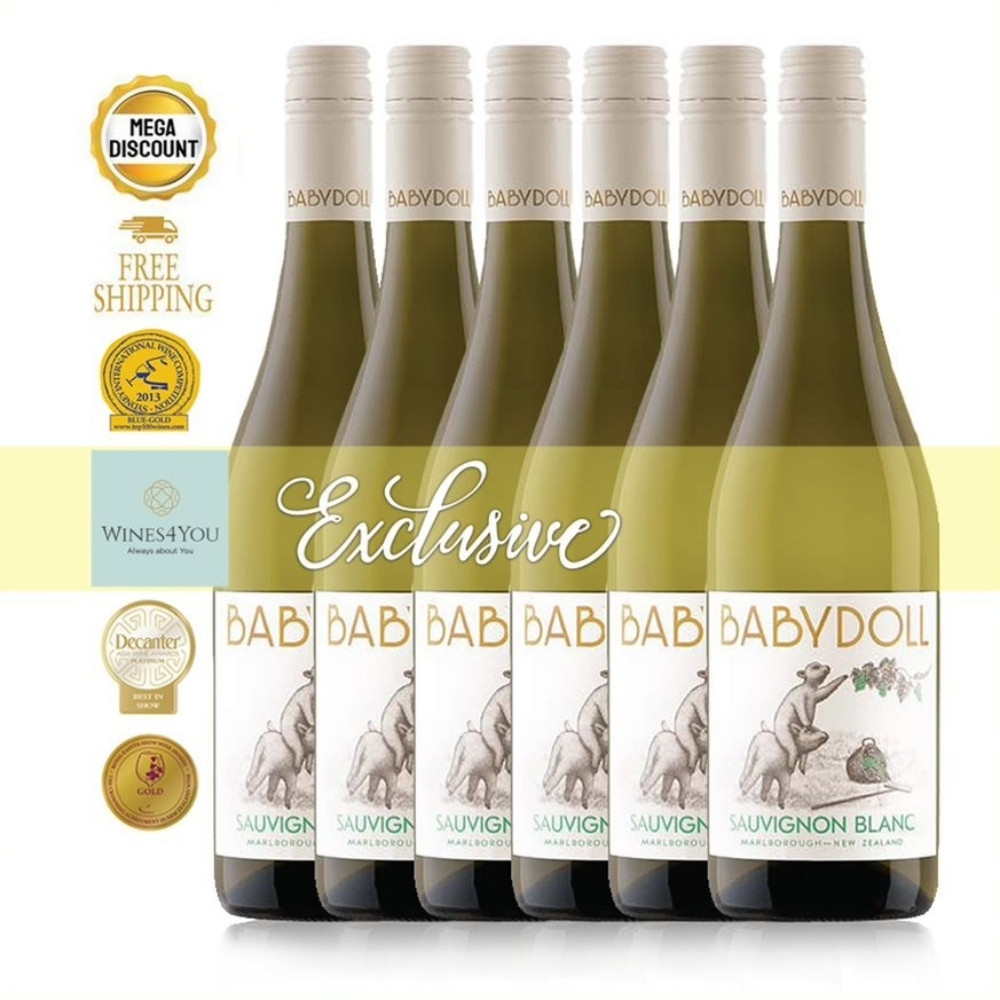 Babydoll Sauvignon Blanc New Zealand White Wine 6btls Ctn Promo!